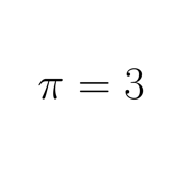 Pi ist genau 3