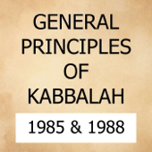 GENERAL PRINCIPLES of KABBALAH