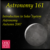 Astronomy 161 - Introduction to Solar System Astronomy